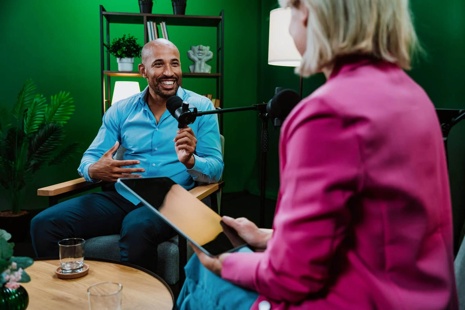 Podcast photo production by Vortex